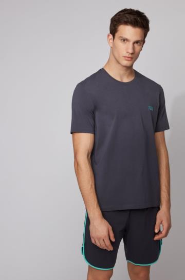 Koszulki BOSS Loungewear Głęboka Niebieskie Męskie (Pl86839)